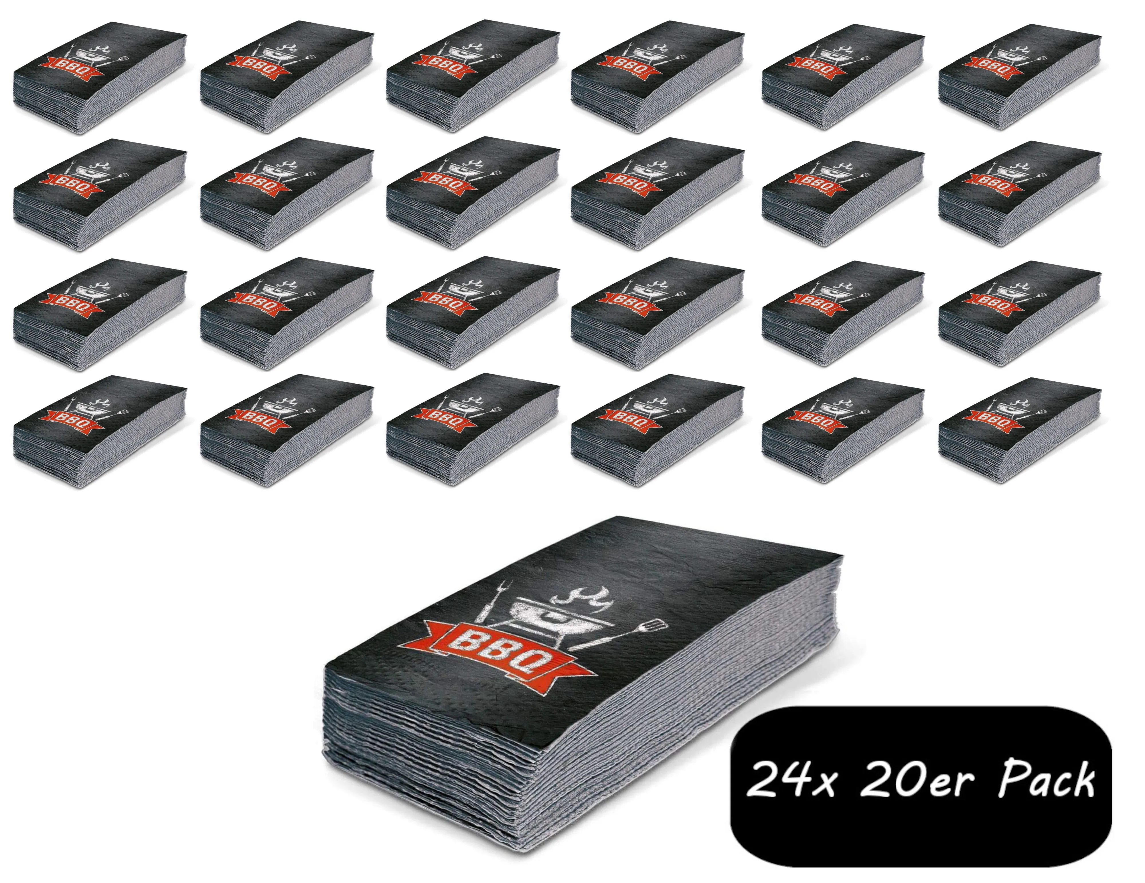 Amscan - Servietten BBQ Party (20er Pack, 33x33cm)