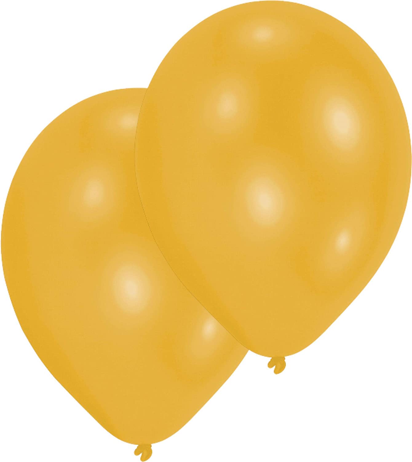 Amscan - Luftballons (Pearl Gold, 10er Pack)