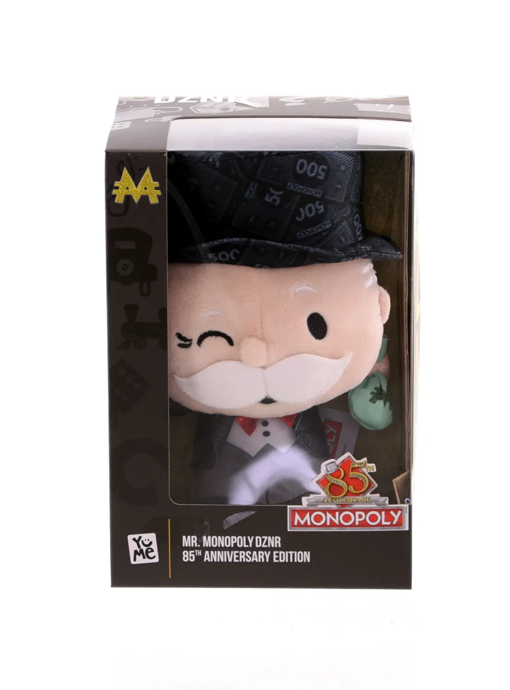 Mr. Monopoly Plüschfigur 19cm - 85th Anniversary Edition