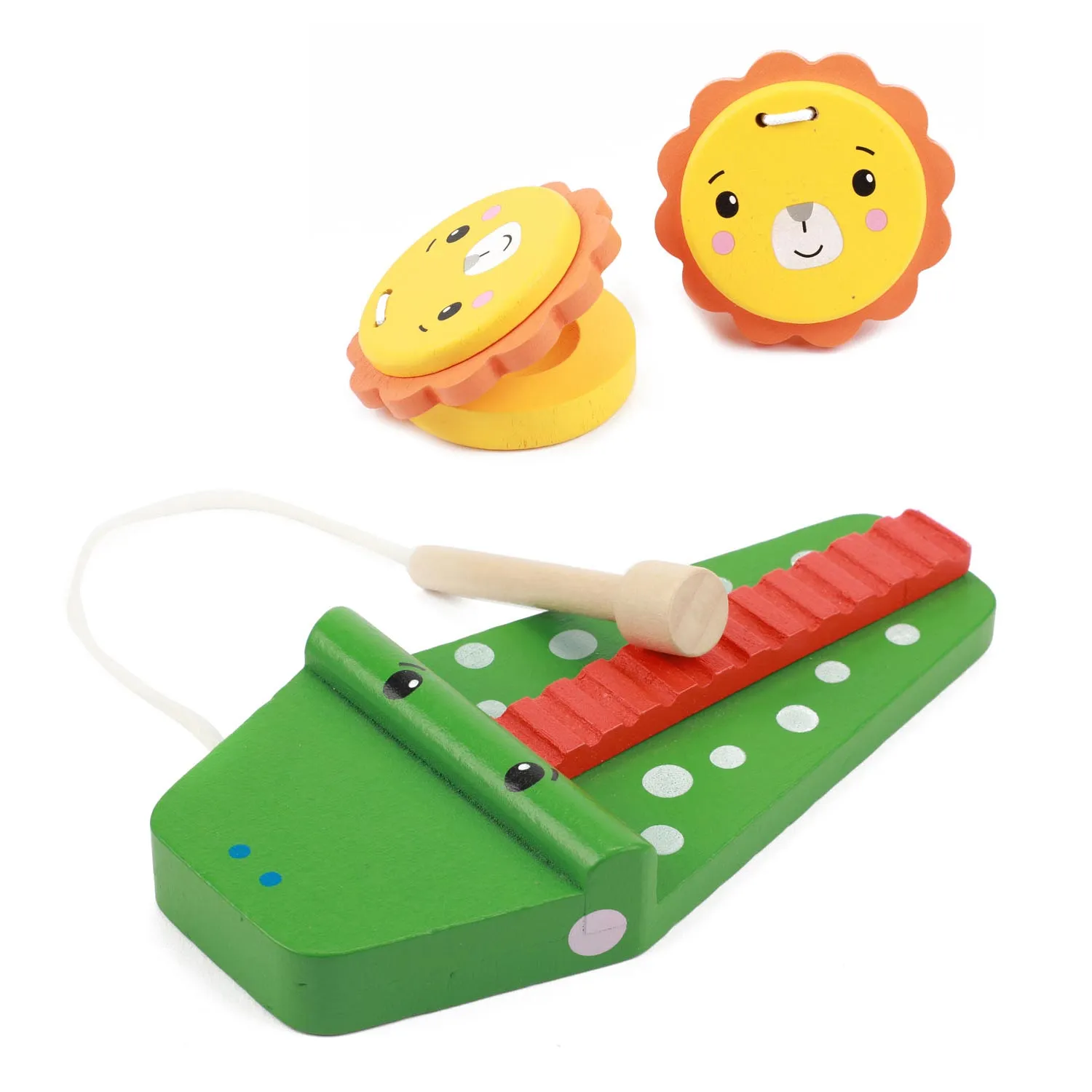 Fisher-Price - Holz-Musikinstrumente 5 Stück