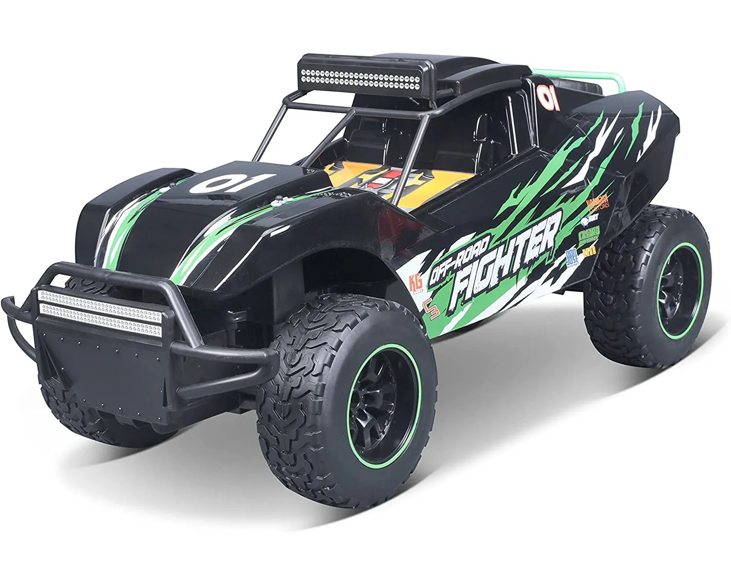 Maisto Tech 581324 - Ferngesteuertes Auto - Off Road Fighter (schwarz, 71cm)