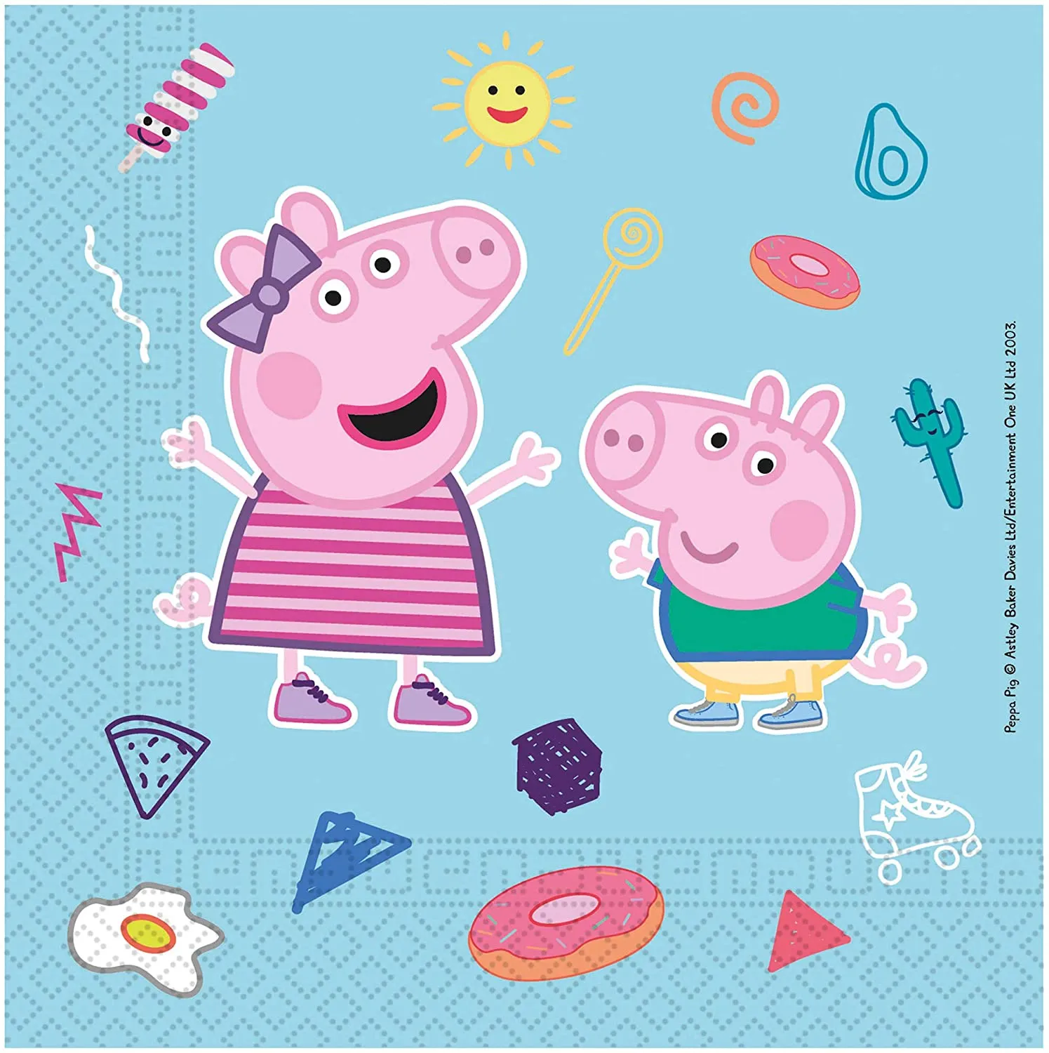 Peppa Wutz - Kindergeburtstags-Set  (kompostierbar, 36-teilig)