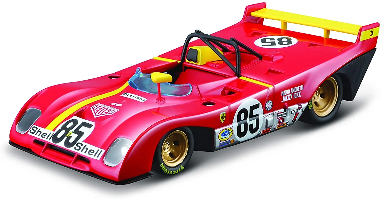 Bburago - Modellauto - Ferrari 312 P 1972 (Maßstab 1:43) in Geschenkbox