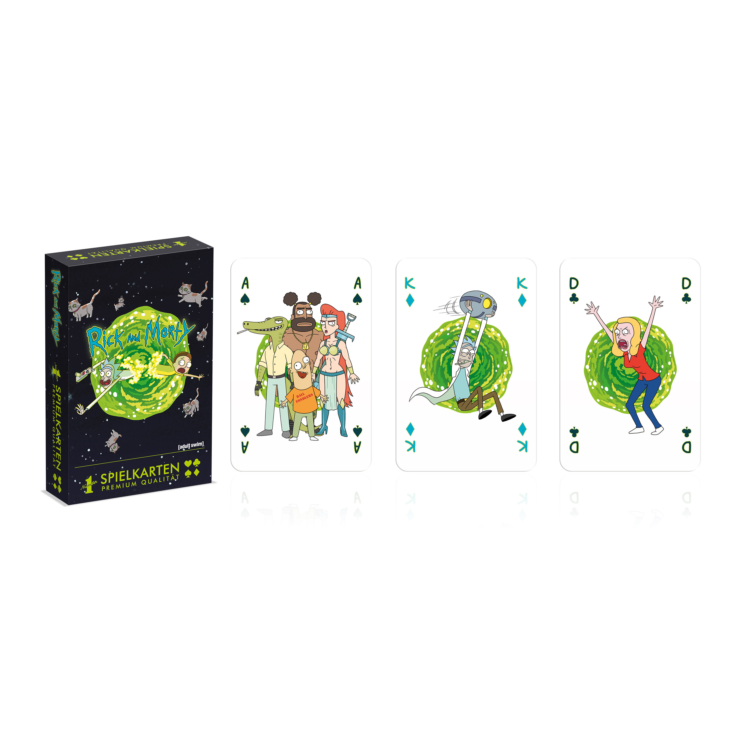 Number 1 Spielkarten - Rick and Morty 