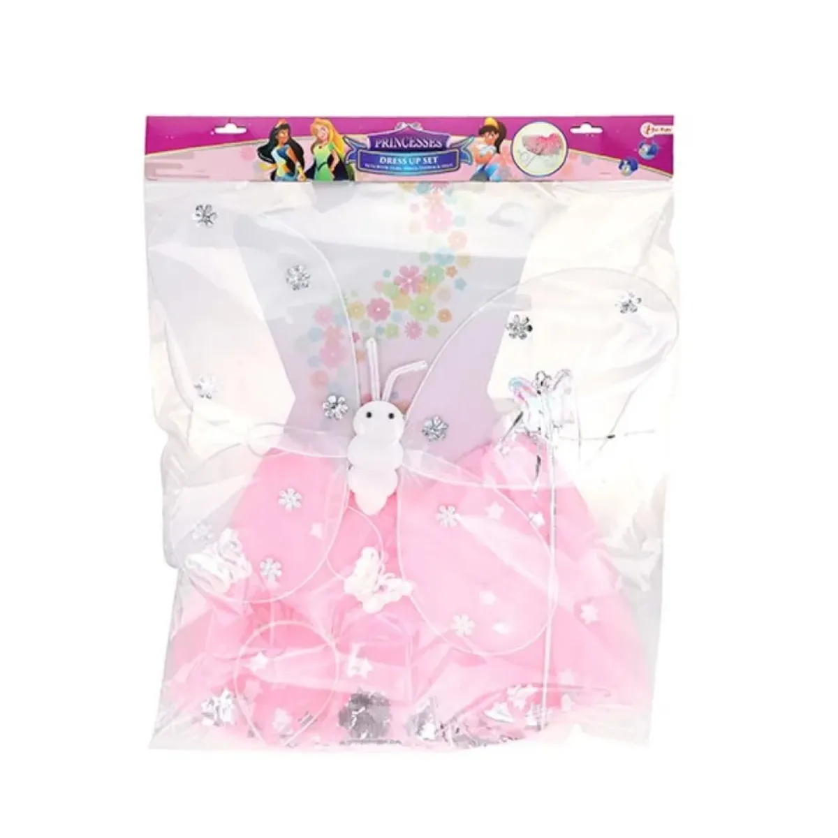 Toi-Toys - Kinderkostüm - Princess Friends Verkleidungsset Schmetterlingsfee (Tutu, Flügel, Diadem, Zauberstab) Toi-Toys - Kinderkostüm - Princess Friends Verkleidungsset Schmetterlingsfee (Tutu, Flügel, Diadem, Zauberstab)