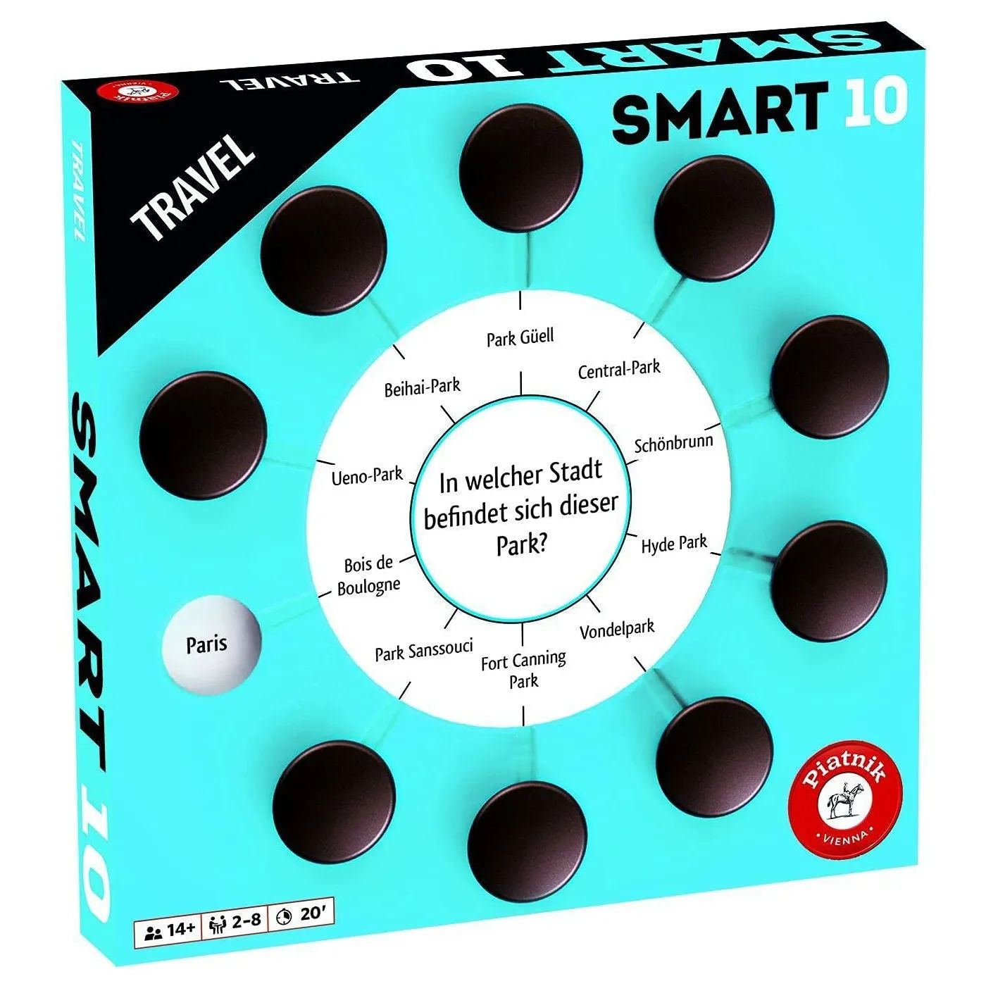 Piatnik - Smart 10 Zusatzfragen - Travel