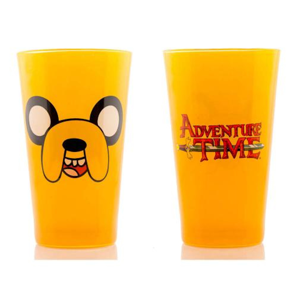 Adventure Time - Premium Glas (500ml) »Jake Face«