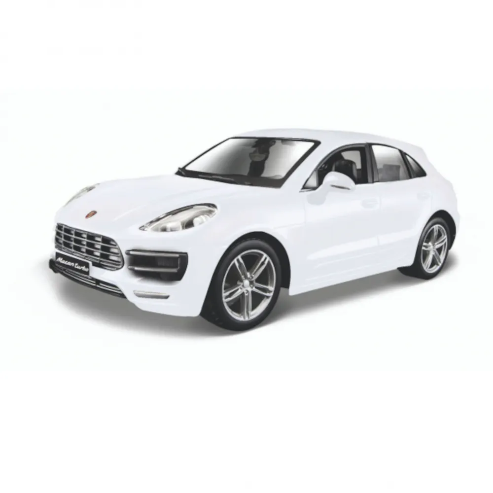Bburago 18-21077 - Modellauto - Porsche Macan (weiß, Maßstab 1:24)