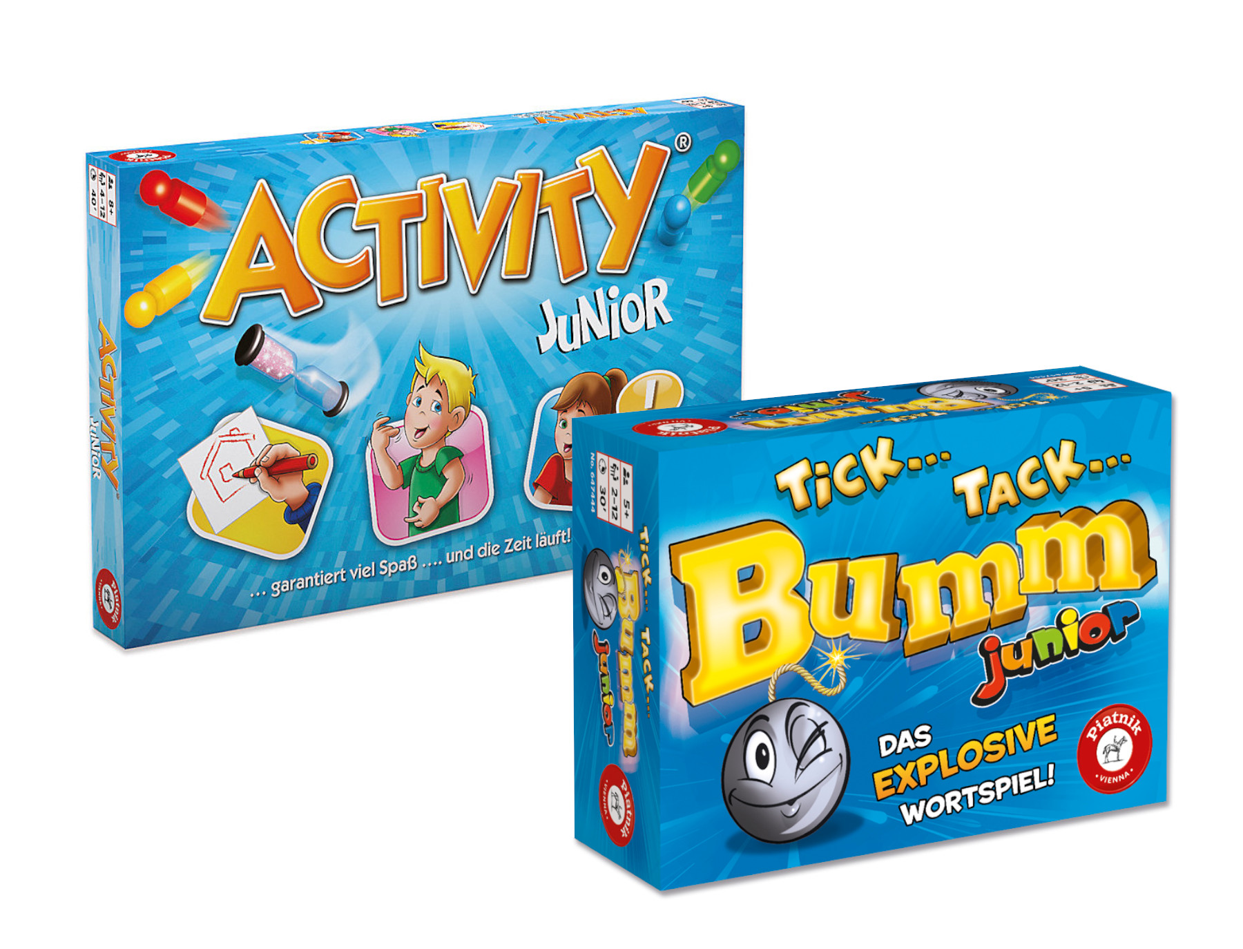Piatnik BUNDLE - Activity Junior + Tick Tack Bumm Junior