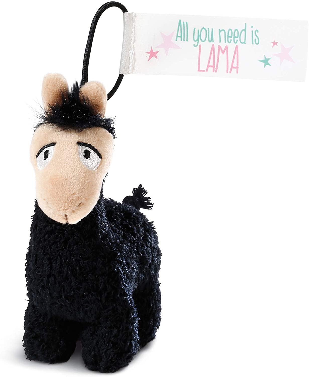 NICI - Plüschanhänger - Lama Lorenzo (schwarz, 12cm) 