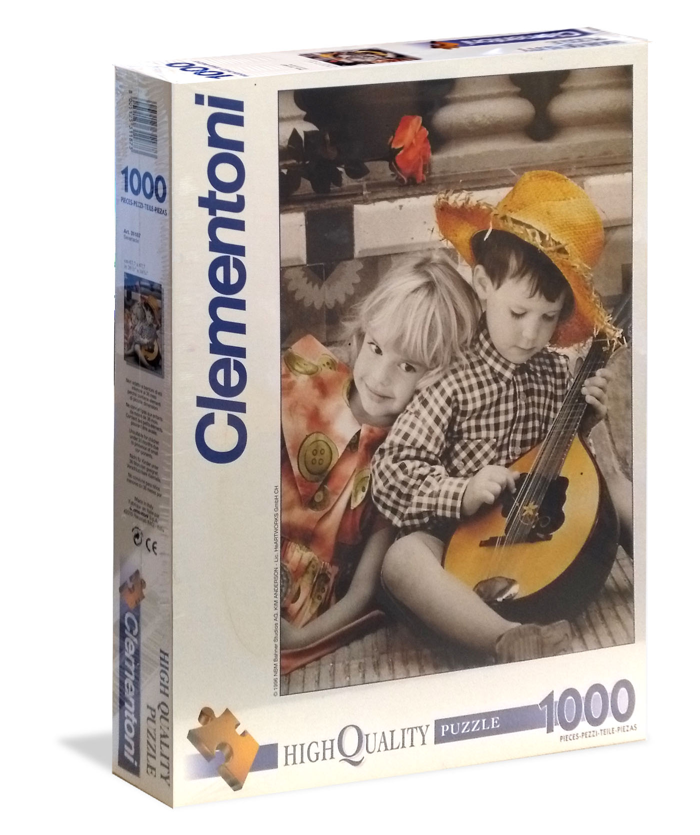 Clementoni Puzzle - Motiv Kim Anderson »Mädchen & Junge« (1000 Teile)