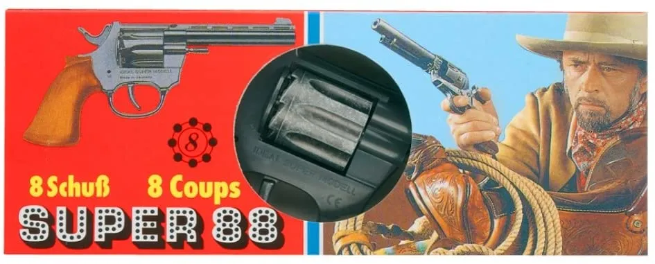 Schrödel - Spielzeugpistole -  Super 88, 8 Schuss