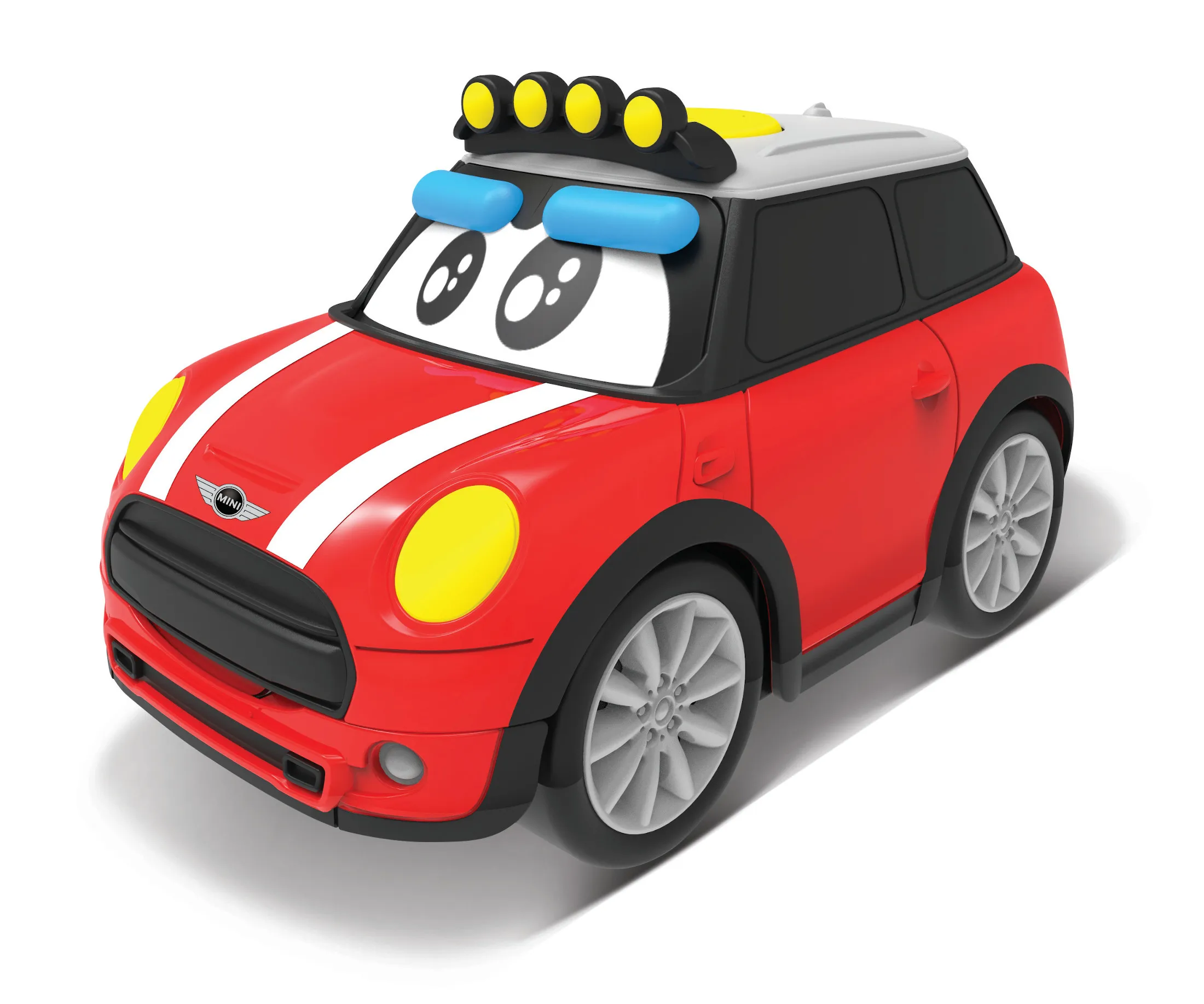 BB Junior - Spielzeugauto - Laugh & Play Mini Cooper (13,5cm, rot)