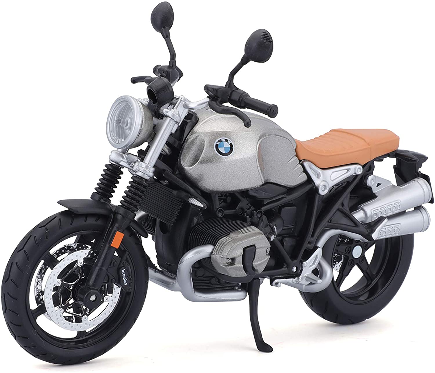 Maisto - Modellmotorrad - BMW R nineT Scrambler (grau, Maßstab 1:12) Maisto - Modellmotorrad - BMW R nineT Scrambler (grau, Maßstab 1:12)