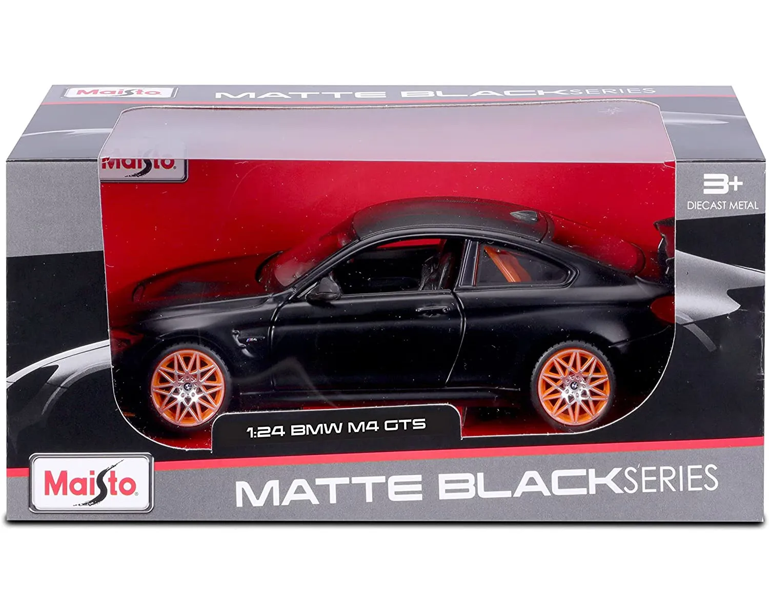 Maisto 31246M - Modellauto - BMW M4 GTS (matt-schwarz, Maßstab 1:24)