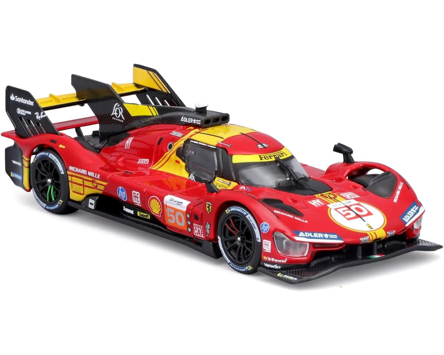 Bburago 18-36316 - Modellauto - Ferrari 499P LMH #50 '24 (Maßstab 1:43) Hardcase