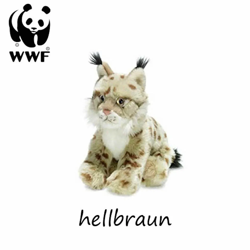 WWF - Plüschtier - Luchs (23cm, hellbraun)