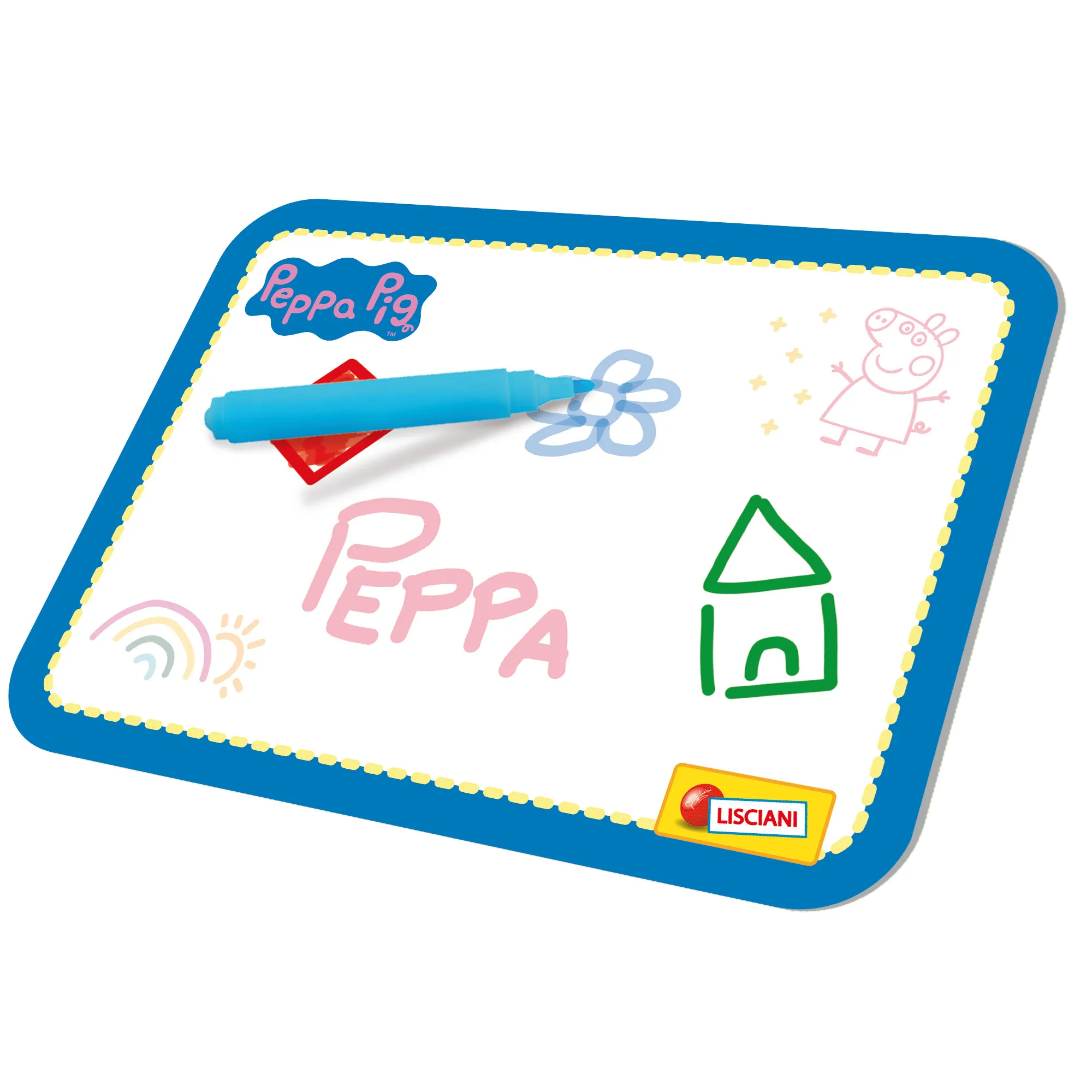 Lisciani 89208 - Peppa Wutz Super Desk Edugames Lerntisch mit Spielen