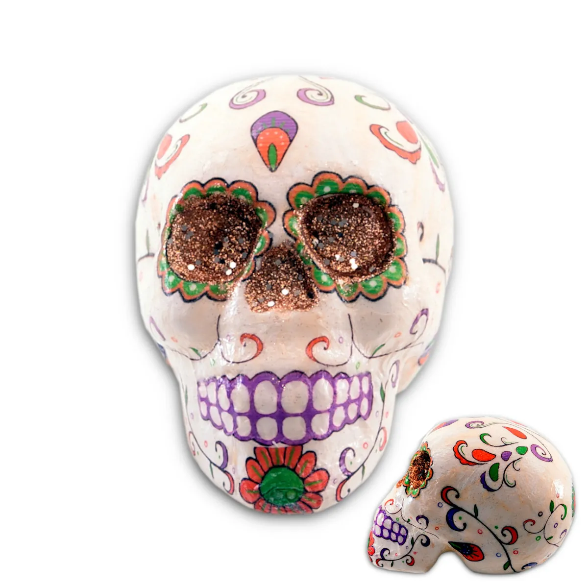 Halloween Dekoration - Totenkopf Tischdekoration