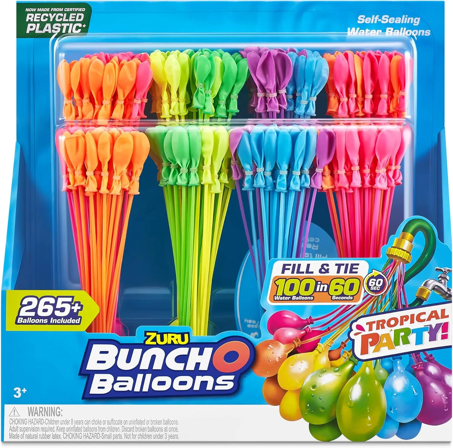 Zuru 56481 - Bunch O Ballons - Tropical Party - Wasserballons
