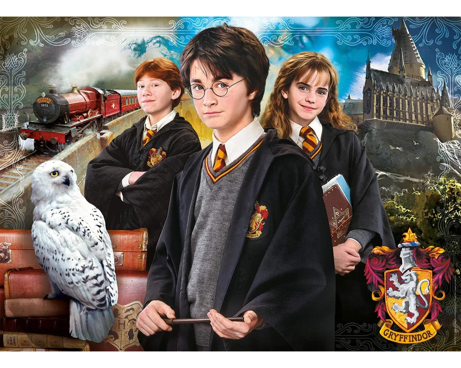 Clementoni 80075 - Puzzle - Harry Potter (1x 500 Teile, 2x 1000 Teile)
