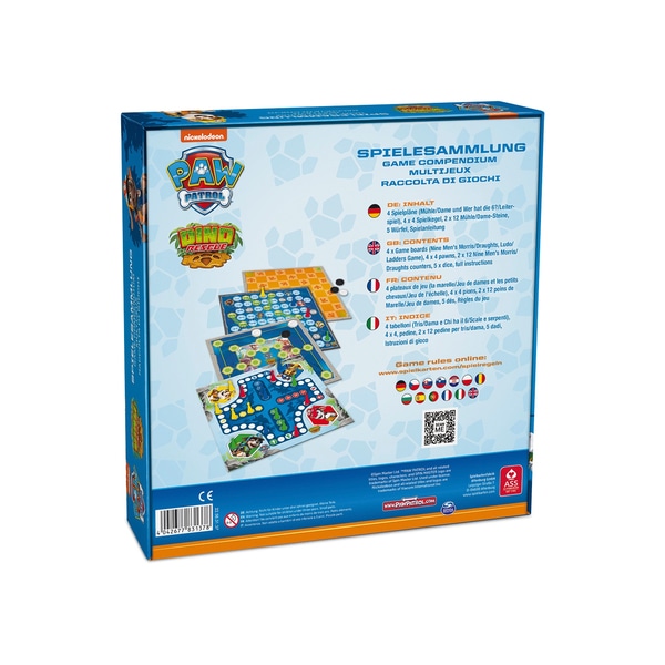 Paw Patrol Bundle: Spielesammlung + Spielebox