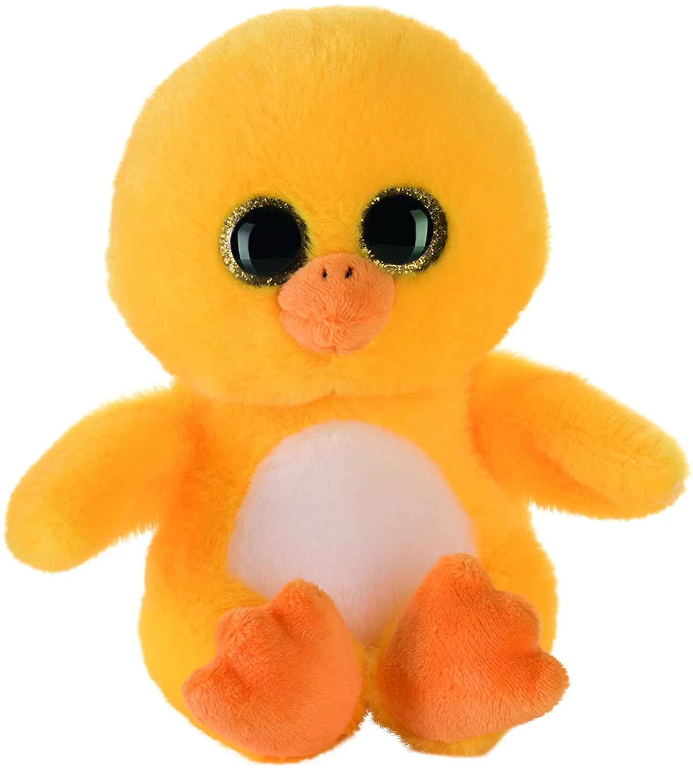 Bauer - Blickfänger Glitzer Plüschtier - Ente (gelb, 15cm)