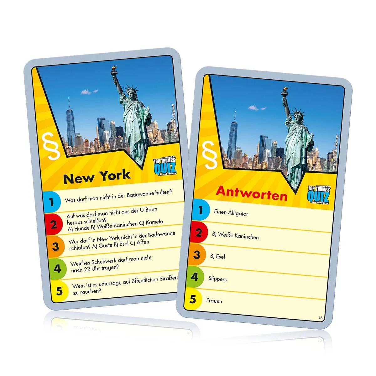 Top Trumps Quiz - Die verrücktesten Gesetze der Welt