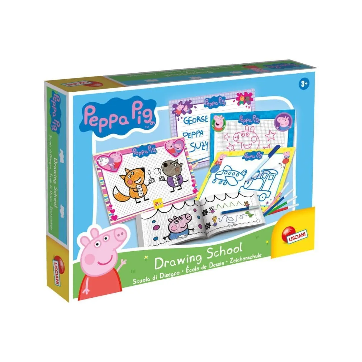 Lisciani 92215 - Peppa Wutz Zeichenschule