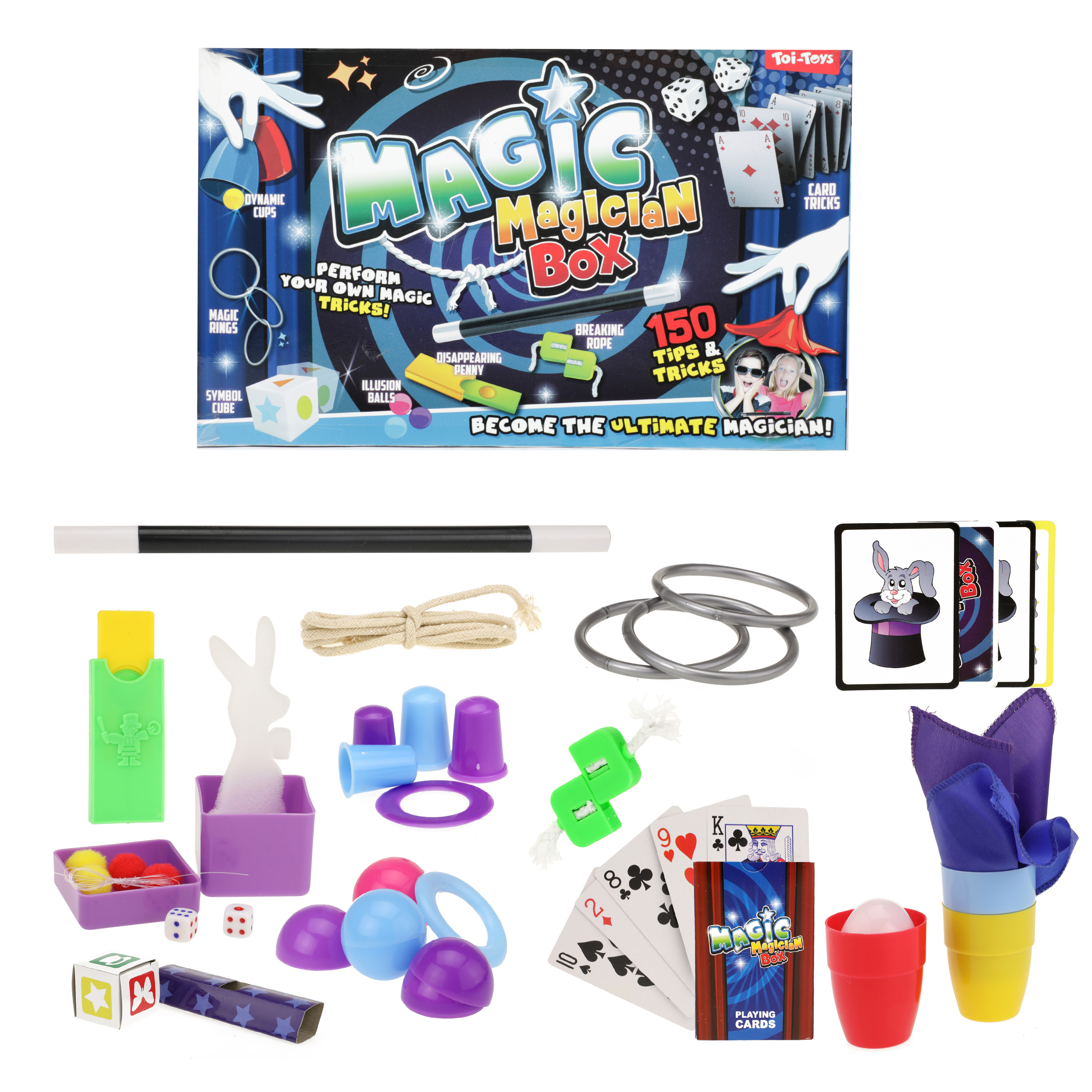Toi-Toys 35219A - Zauberkasten mit 150 Zaubertricks