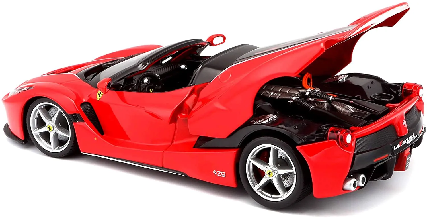 Bburago 18-26022 - Modellauto - LaFerrari Aperta (rot, Maßstab 1:24)