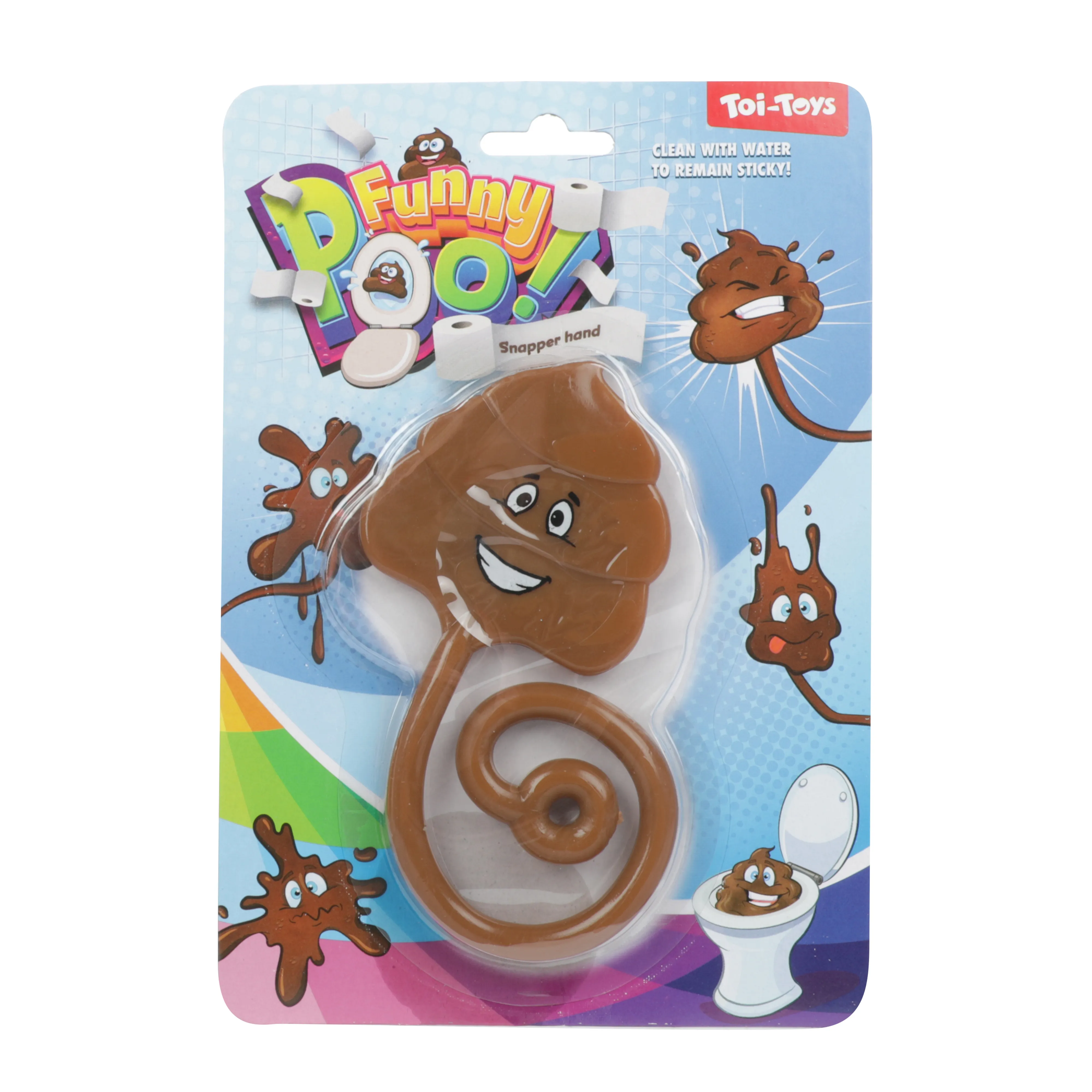 Toi-Toys - FUNNY POO Klebe-Lächelnder Poop