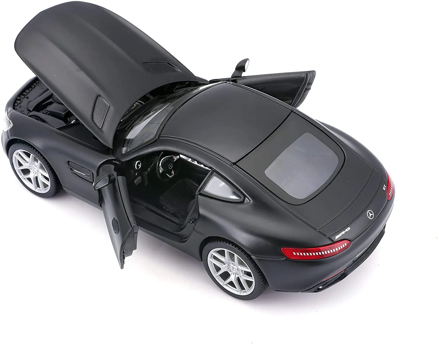 Maisto 31134 - Modellauto - Mercedes SLS AMG GT (mattschwarz, Maßstab 1:24) (B-Ware / Verpackung beschädigt)