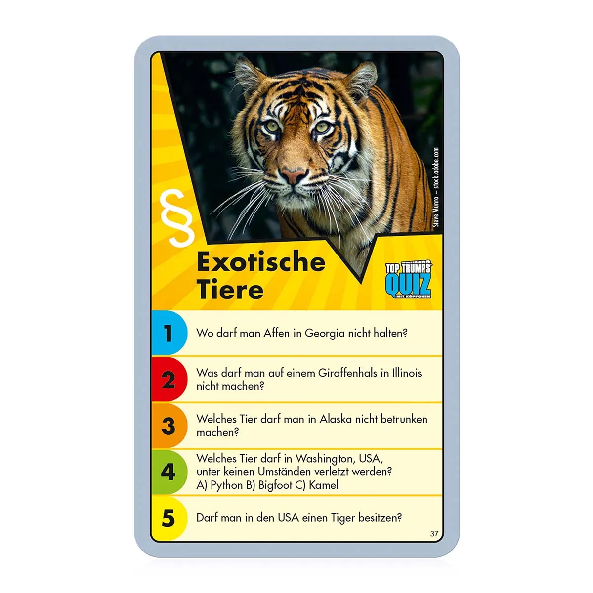 Top Trumps Quiz - Die verrücktesten Gesetze der Welt