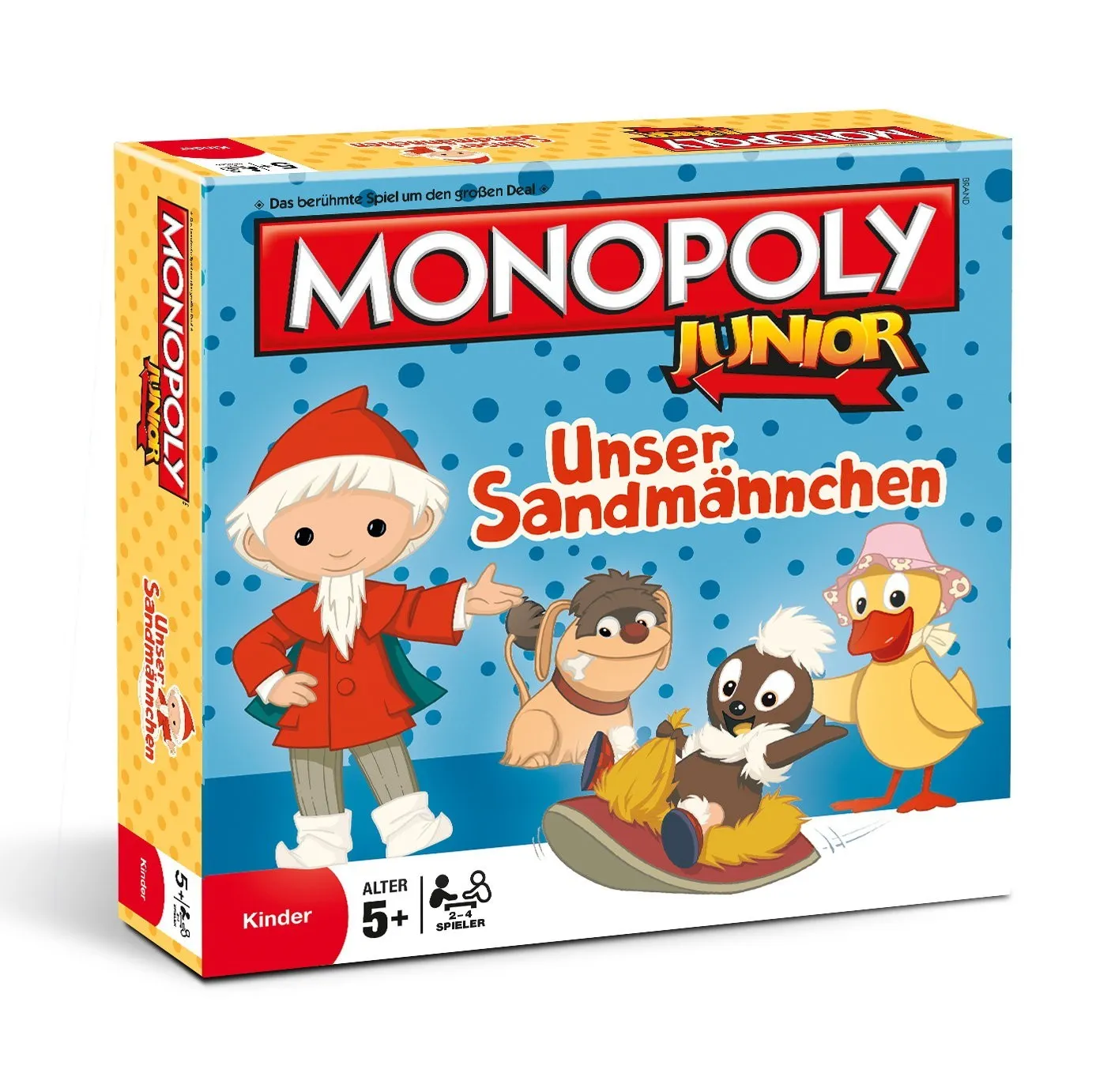 Monopoly Junior Unser Sandmännchen + 4 extra Figuren