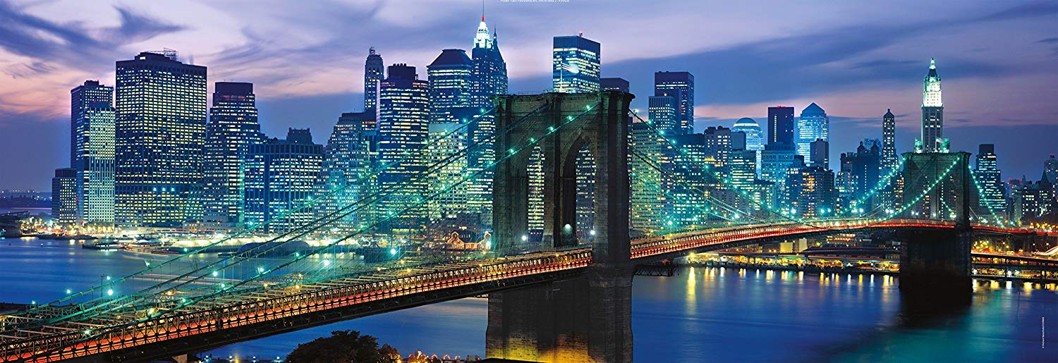 Clementoni High Quality Collection Puzzle New York Brooklyn Bridge 1000 Teile Panorama 