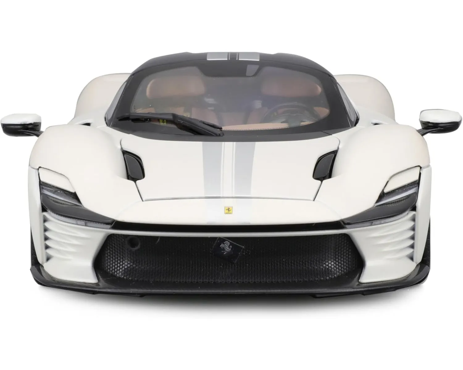 Bburago 18-16912 - Modellauto - Ferrari Daytona SP3 Signa (weiß, Maßstab 1:18)