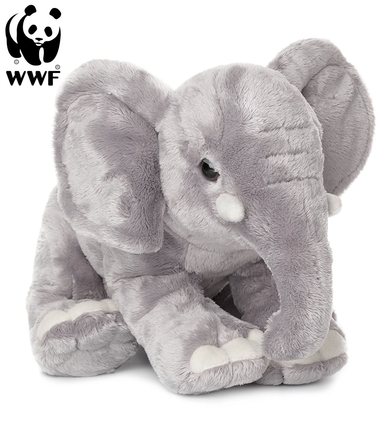 WWF - Plüschtier - Elefant (Rüssel runter, 25cm)