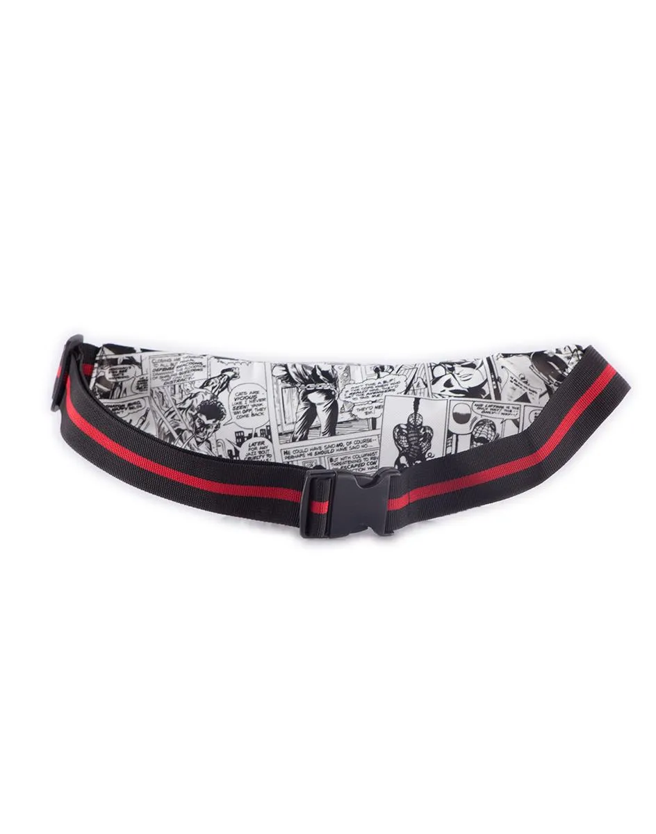 Marvel Rucksack - Comic (schwarz/weiß) + Gürteltasche