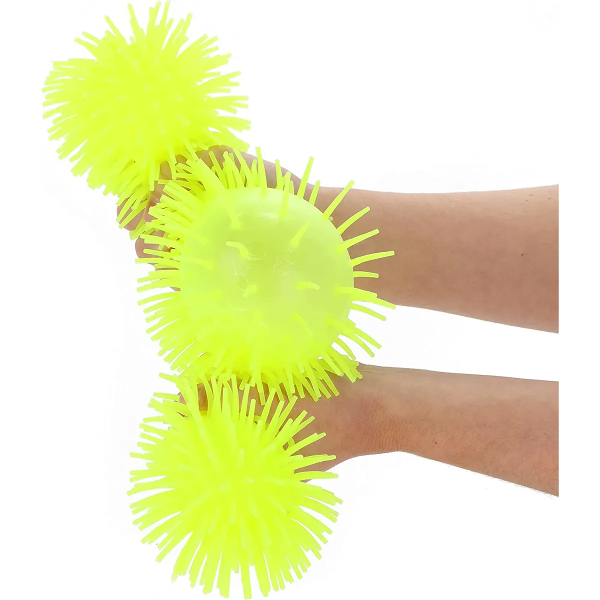 Toi-Toys Knetball Puffer-Raupe 33 cm – Anti-Stressball für Kinder zum Kneten