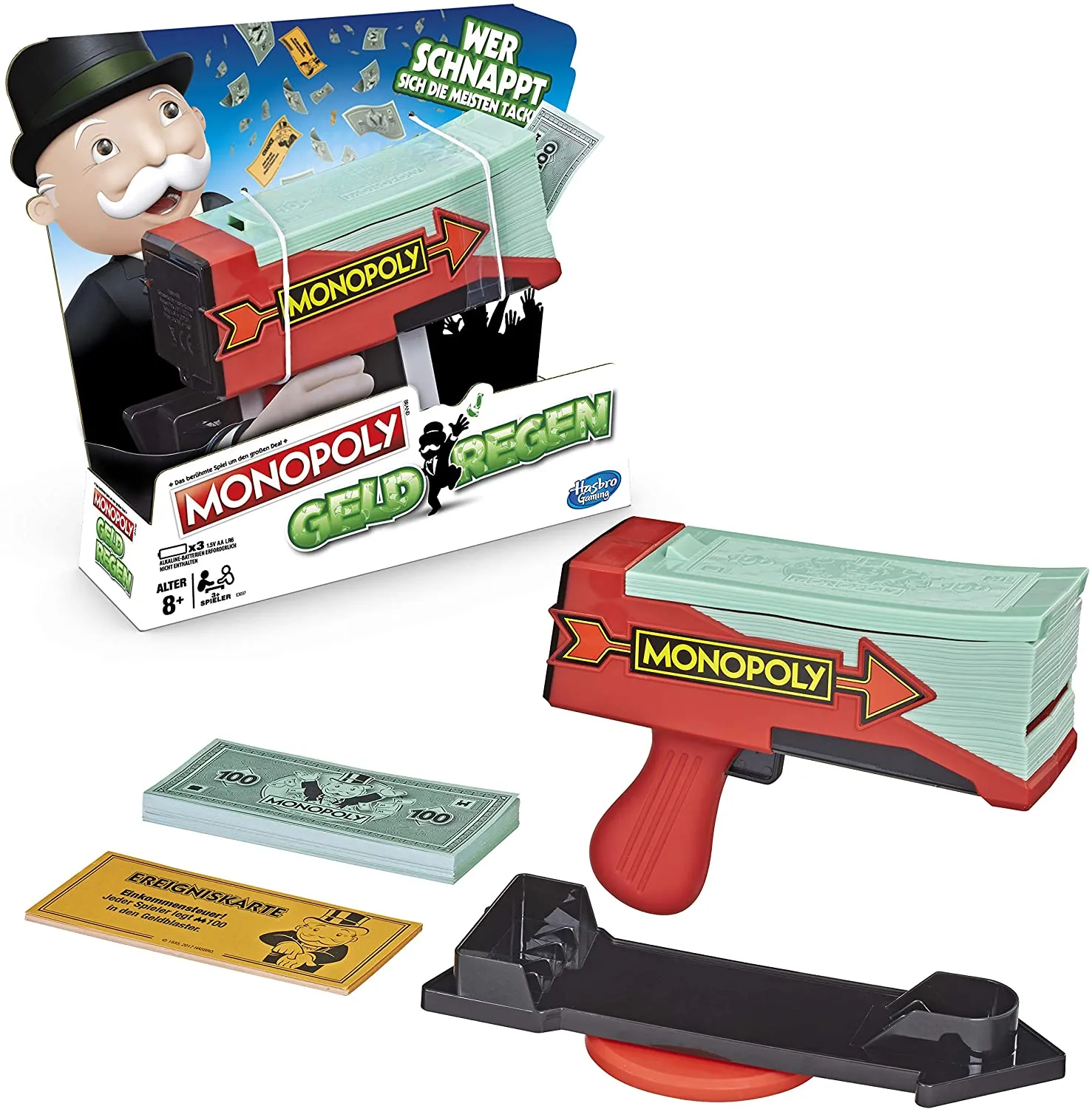 Monopoly Mega 2nd Edition (neue Auflage 2020) + Geldregen + Mr.Monopoly Plüsch
