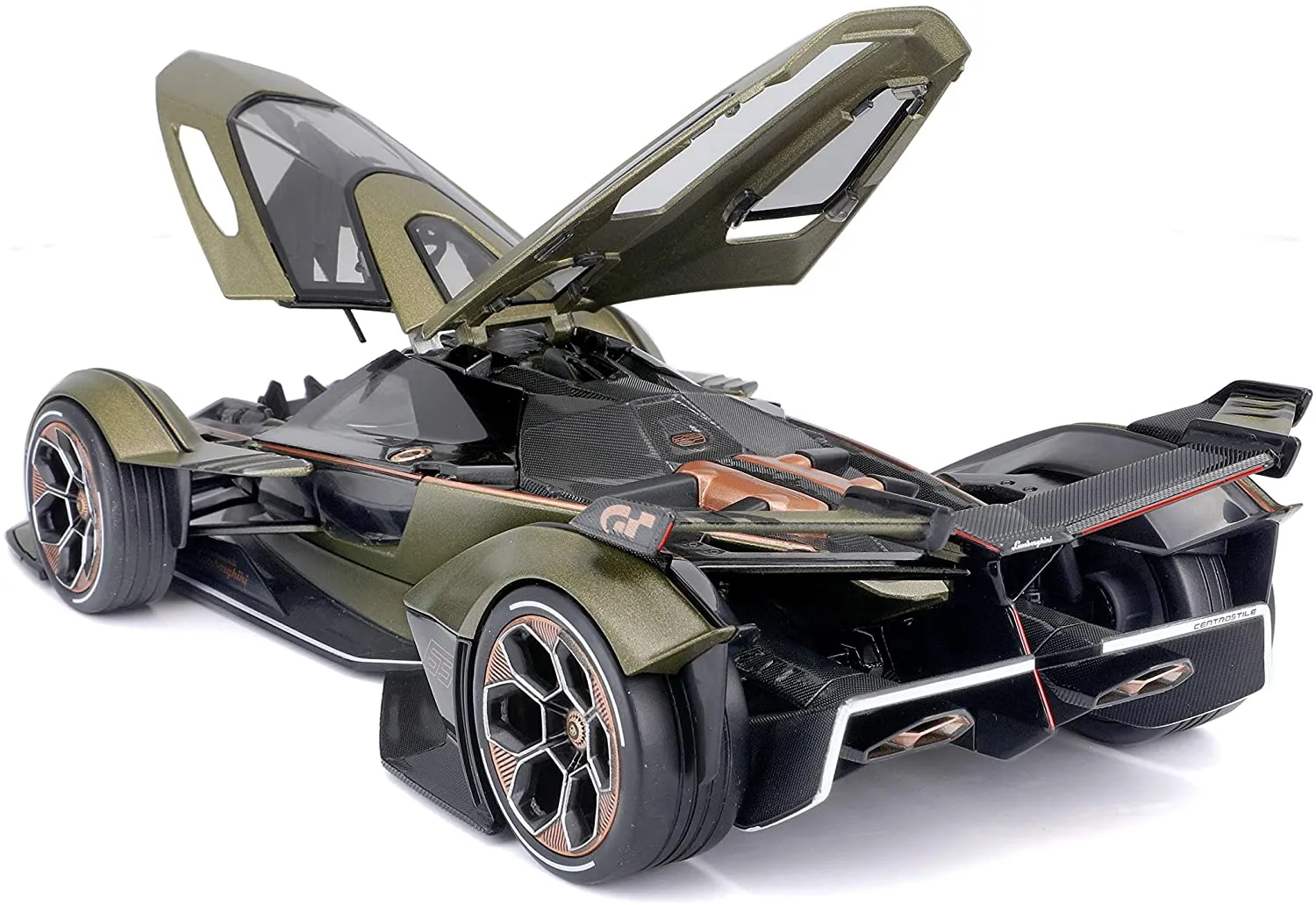 Maisto 36454 - Modellauto - Lamborghini V12 Vision Grand Turismo (grün, Maßstab 1:18)