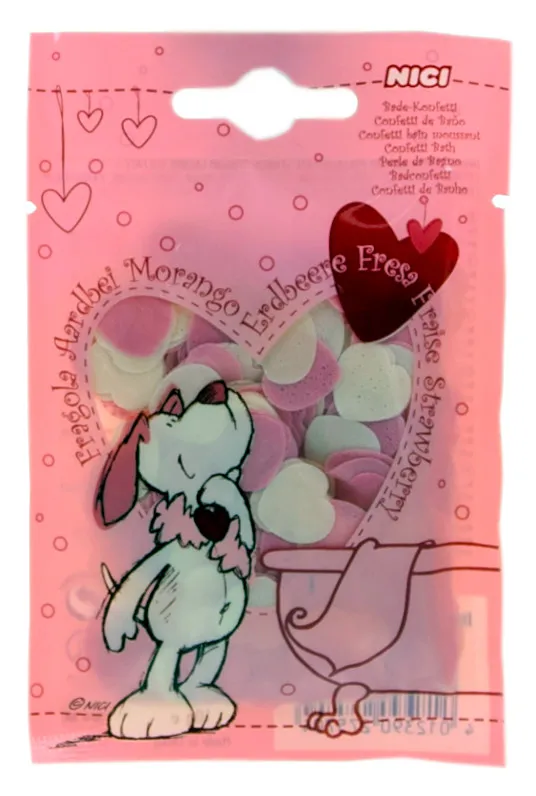 NICI N27570S - Bade-Konfetti Hund, 2-fach sortiert