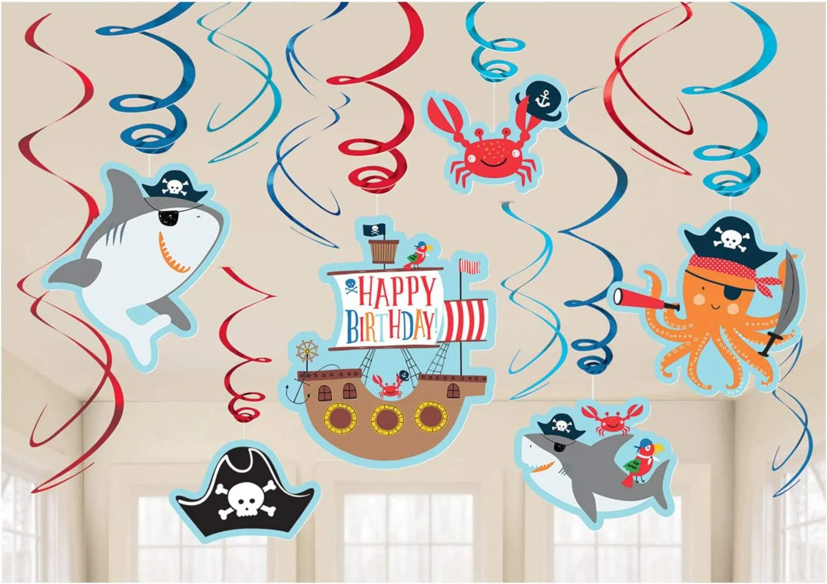 Ahoi, Happy Birthday - Kindergeburtstags-Set (65-teilig)