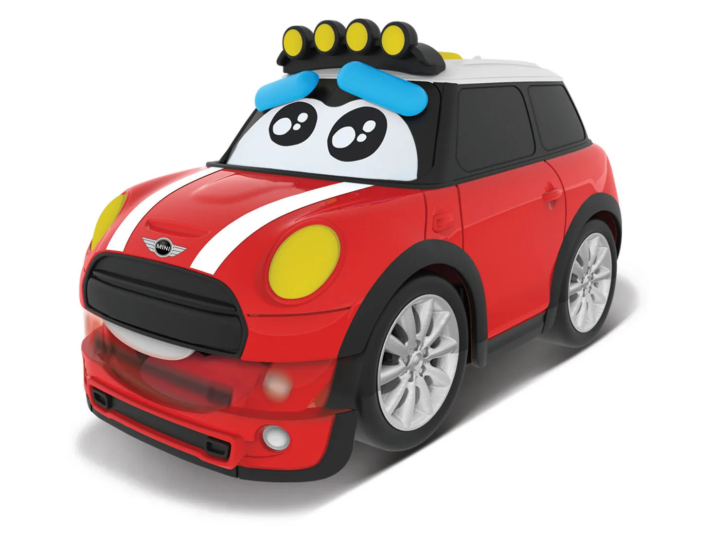 BB Junior - Spielzeugauto - Laugh & Play Mini Cooper (13,5cm, rot)