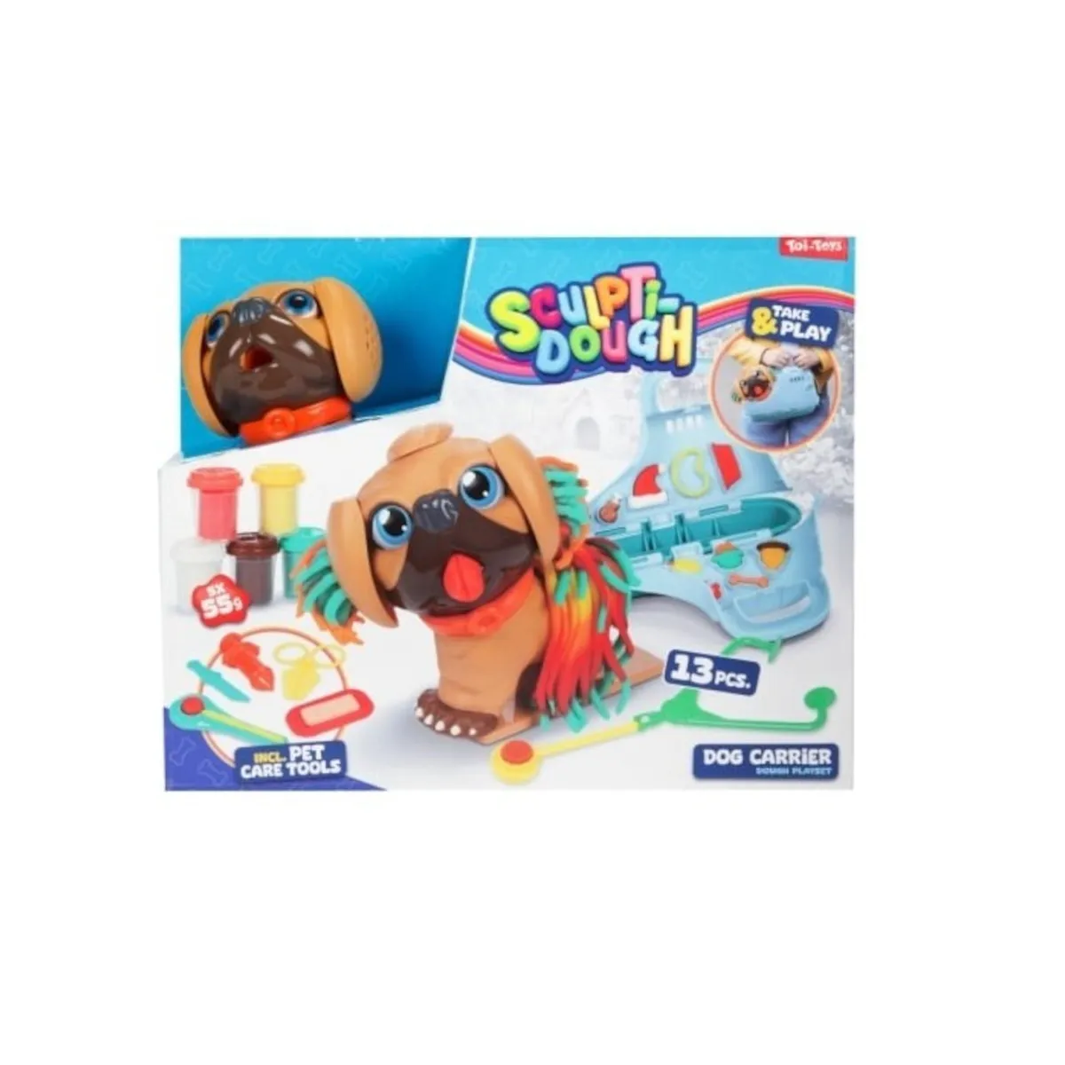 Toi-Toys 47711A - SCULPTIDOUGH Knetset -Tierenarzt-Hund
