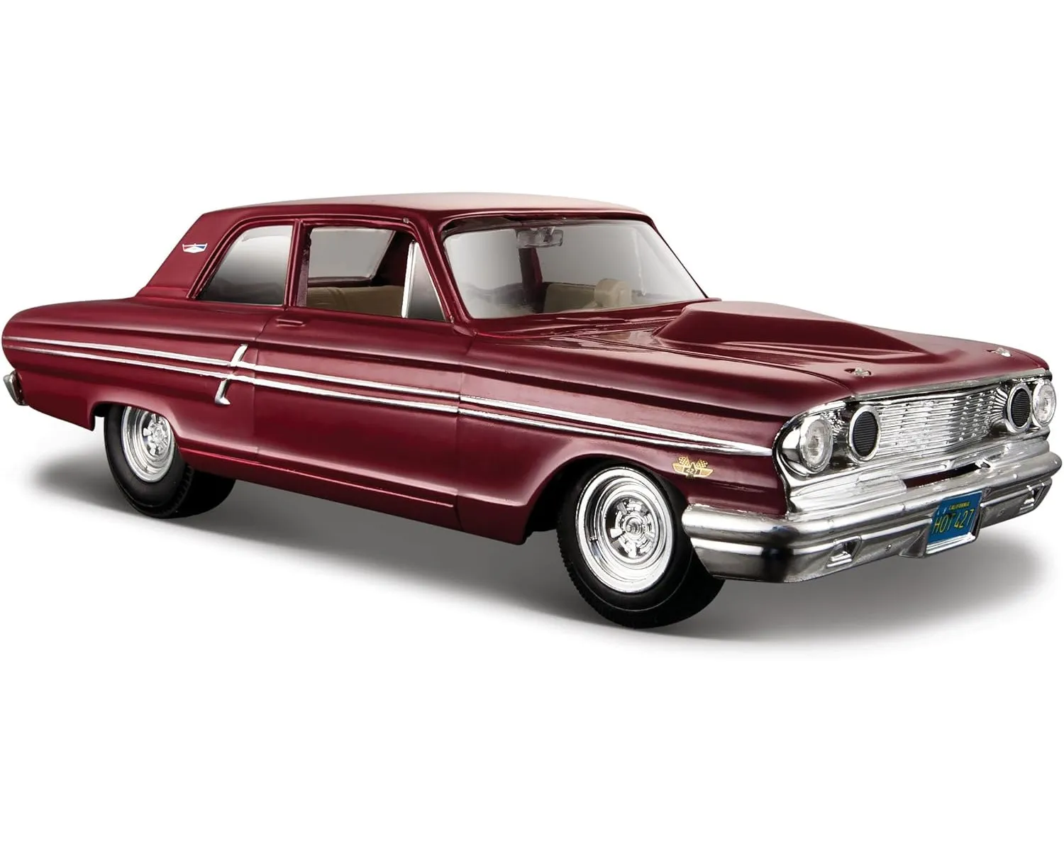 Maisto 31957 - Modellauto - Ford Fairlane Thunderbolt 1964 (rot, Maßstab 1:24)