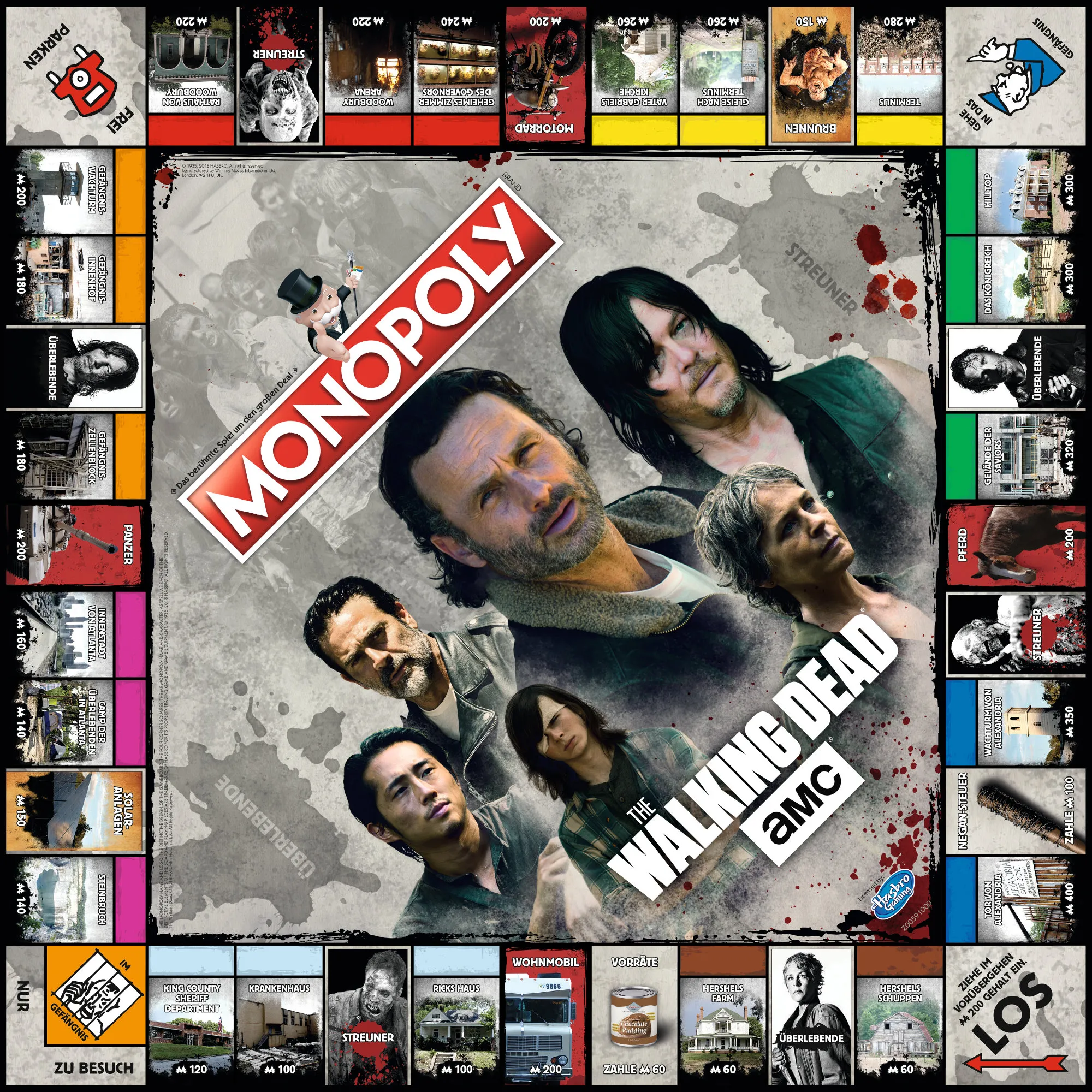 Monopoly - The Walking Dead AMC Monopoly - The Walking Dead AMC