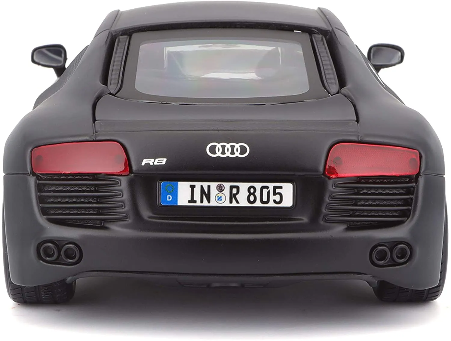 Maisto 31281M - Modellauto - Audi R8 (schwarz, Maßstab 1:24)