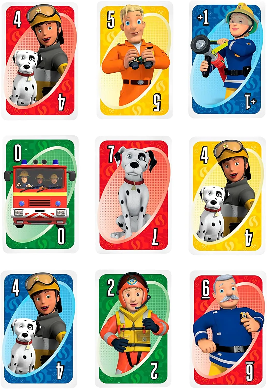 Feuerwehrmann Sam Kartenspiel-Set - UNO + Top Trumps